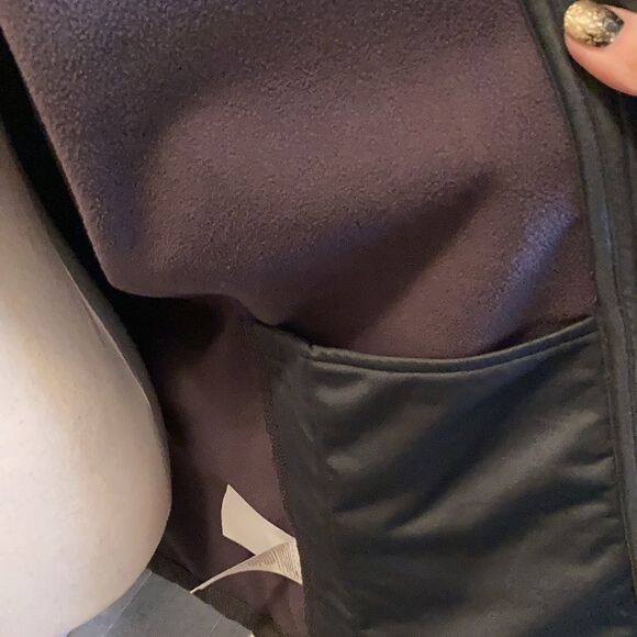 ADIDAS Outdoor Full Zip Fleece Lined Jacket with Hood Gray M NWOT - Picture 6 of 9